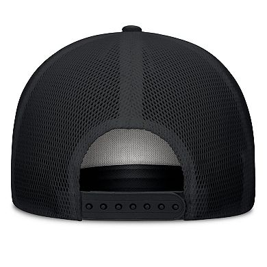 Men's Fanatics White/Black Juventus Clash A-Frame Trucker Adjustable Hat