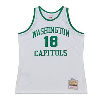 Men's Mitchell & Ness Earl Lloyd White Washington Capitols 1950-51 Pioneers Swingman Jersey