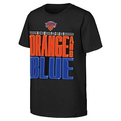 Youth Outerstuff Black New York Knicks Marquee T-Shirt