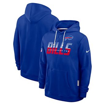 Men's Nike Royal Buffalo Bills Sideline Standard Issue Dri-FIT Hoodie