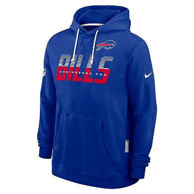 Men's Nike Royal Buffalo Bills Sideline Standard Issue Dri-FIT Hoodie