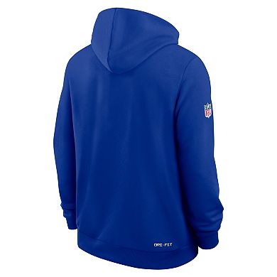 Men's Nike Royal Buffalo Bills Sideline Standard Issue Dri-FIT Hoodie