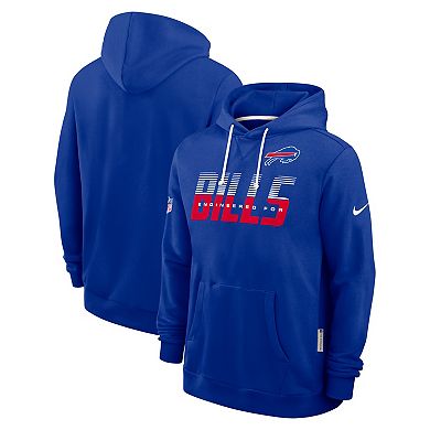 Men's Nike Royal Buffalo Bills Sideline Standard Issue Dri-FIT Hoodie