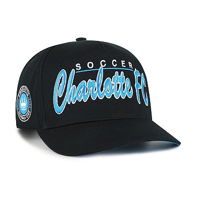 Men's '47 Black Charlotte FC Brushmark Hitch Adjustable Hat