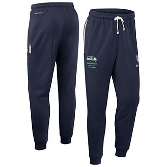 Men's Nike College Navy Seattle Seahawks Sideline Standard Issue Dri-FIT Taper Pants