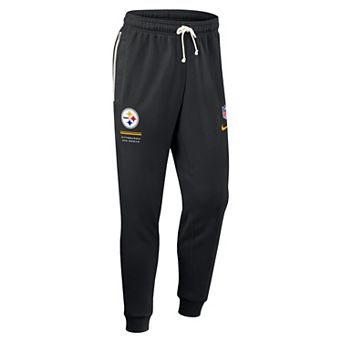 Men's Nike Black Pittsburgh Steelers Sideline Standard Issue Touchback Kick Dri-FIT Taper Pants