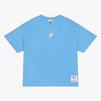 Men's Mitchell & Ness Light Blue Philadelphia Phillies Insignia Premium T-Shirt
