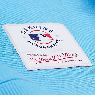 Men's Mitchell & Ness Light Blue New York Yankees Insignia Fleece Sweatshirt