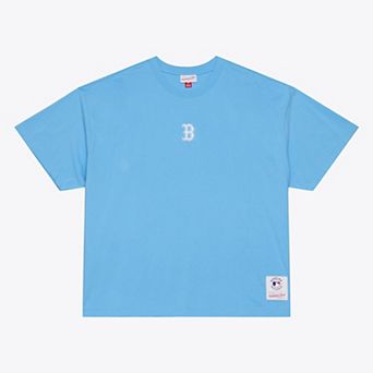 Men's Mitchell & Ness Light Blue Boston Red Sox Insignia Premium T-Shirt