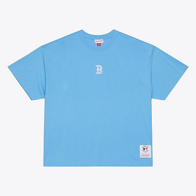 Men's Mitchell & Ness Light Blue Boston Red Sox Insignia Premium T-Shirt