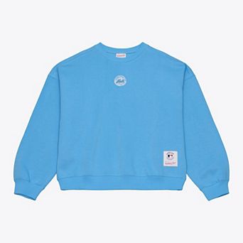 Men's Mitchell & Ness Light Blue New York Mets Insignia Fleece Sweatshirt