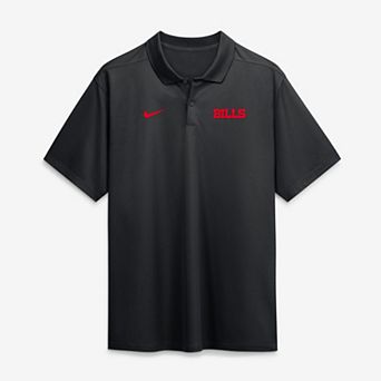 Men's Nike Black Buffalo Bills Wordmark Victory Dri-FIT Polo