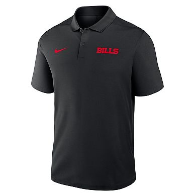 Men's Nike Black Buffalo Bills Wordmark Victory Dri-FIT Polo