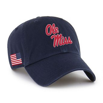 Men's '47 Navy Ole Miss Rebels Americana Heritage Clean Up Adjustable Hat