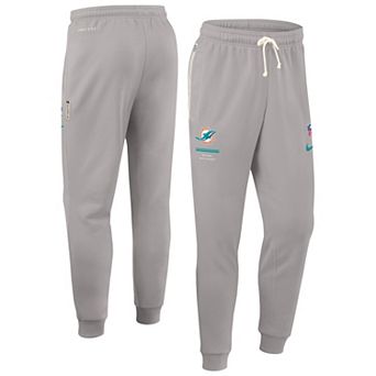 Men's Nike Gray Miami Dolphins Sideline Standard Issue Dri-FIT Taper Pants