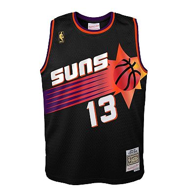 Toddler Mitchell & Ness Steve Nash Black Phoenix Suns 1996/97 Swingman Jersey