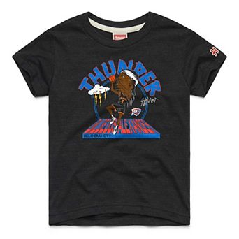 Youth Homage Shai Gilgeous-Alexander Charcoal Oklahoma City Thunder Caricature Tri-Blend T-Shirt
