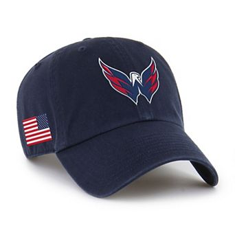 Unisex '47 Navy Washington Capitals Heritage Flag Clean Up Adjustable Hat