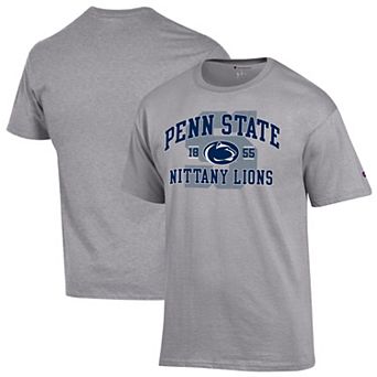 Men's Champion Heather Gray Penn State Nittany Lions Varsity T-Shirt