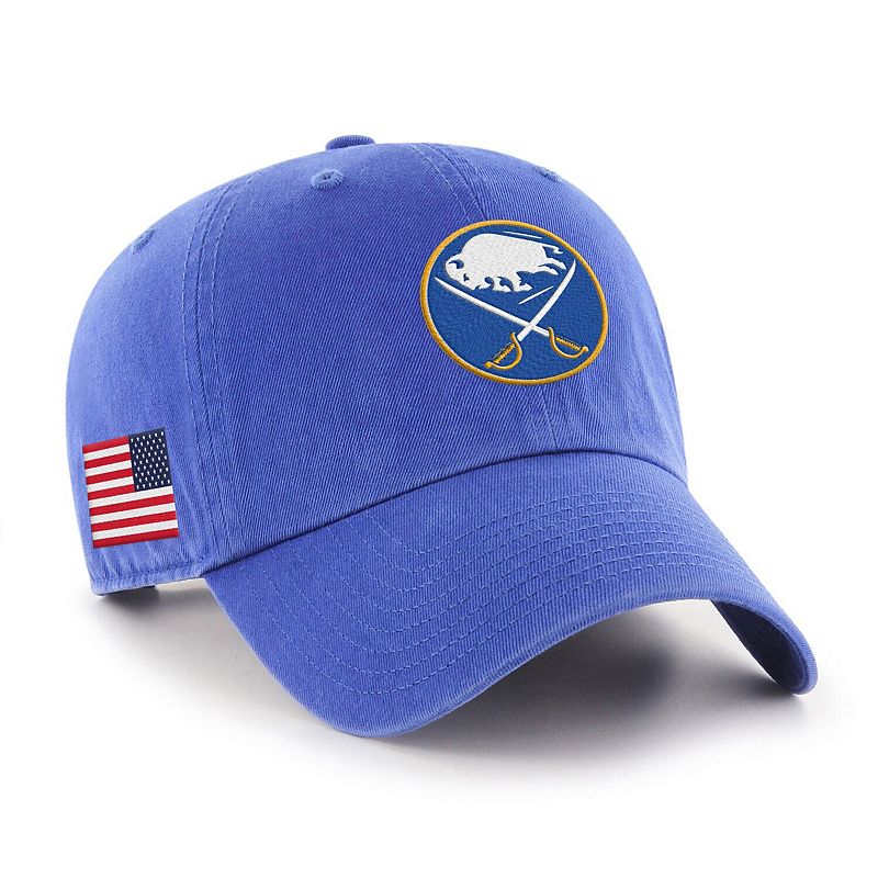 Unisex '47 Royal Buffalo Sabres Heritage Flag Clean Up Adjustable Hat, Blue