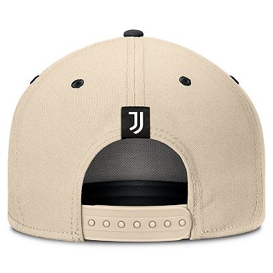 Men's Fanatics Natural/Black Juventus Horizon Snapback Hat