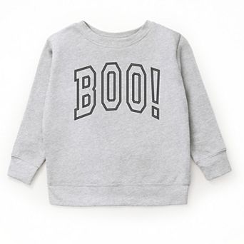 Embroidered Boo Arched - Youth Graphic Sweatshirt