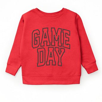 Embroidered Game Day Arched - Youth Graphic Sweatshirt
