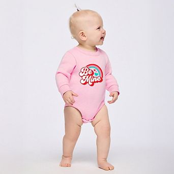 Be Mine Rainbow - Infant Fleece BodySuit