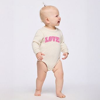 Love Varsity Hearts - Infant Fleece BodySuit
