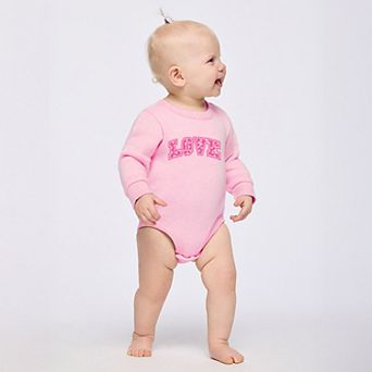 Love Varsity Hearts - Infant Fleece BodySuit