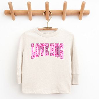 Love Bug Hearts - Youth Long Sleeve Graphic T-Shirt