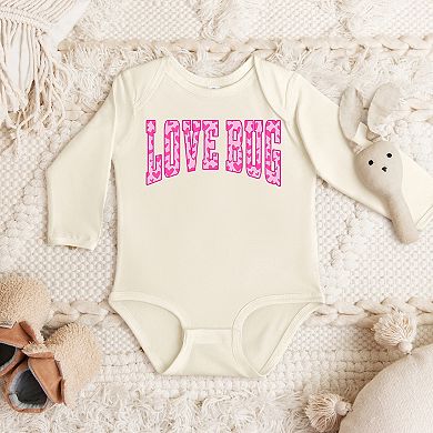 Love Bug Hearts - Baby Long Sleeve Bodysuit