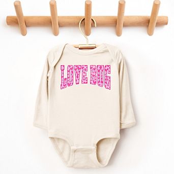 Love Bug Hearts - Baby Long Sleeve Bodysuit