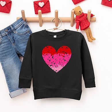 Heart Ombre - Toddler Graphic Sweatshirt