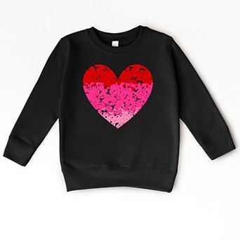 Heart Ombre - Toddler Graphic Sweatshirt