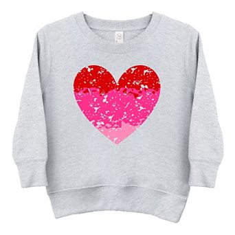 Heart Ombre - Toddler Graphic Sweatshirt
