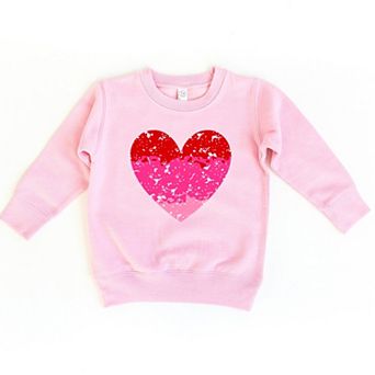 Heart Ombre - Toddler Graphic Sweatshirt