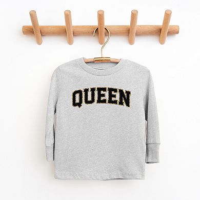 Queen Leopard Print - Youth Long Sleeve Graphic T-Shirt