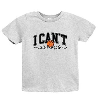 I Can't, It's March - Youth Short Sleeve Graphic T-Shirt