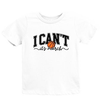 I Can't, It's March - Youth Short Sleeve Graphic T-Shirt