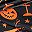 Black Halloween Print