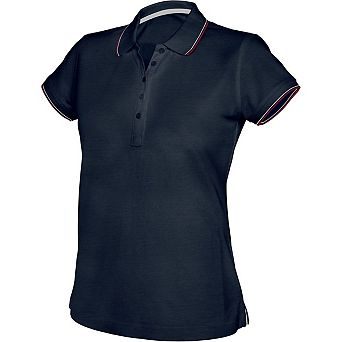 Kariban Womens/Ladies Contrast Short Sleeve Polo Shirt