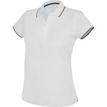 Kariban Womens/Ladies Contrast Short Sleeve Polo Shirt