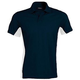 Kariban Mens Short Sleeve Flag Polo Shirt (Dual Colour)
