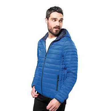 Kariban Mens Lightweight Hooded Down Jacket