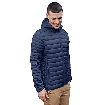 Kariban Mens Lightweight Hooded Down Jacket