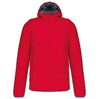 Kariban Mens Lightweight Hooded Down Jacket