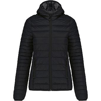 Kariban Womens/Ladies Lightweight Hooded Padded Jacket