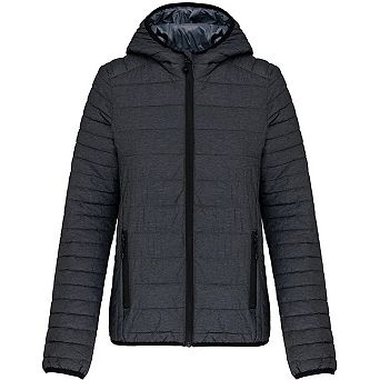 Kariban Womens/Ladies Lightweight Hooded Padded Jacket