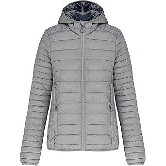 Kariban Womens/Ladies Lightweight Hooded Padded Jacket